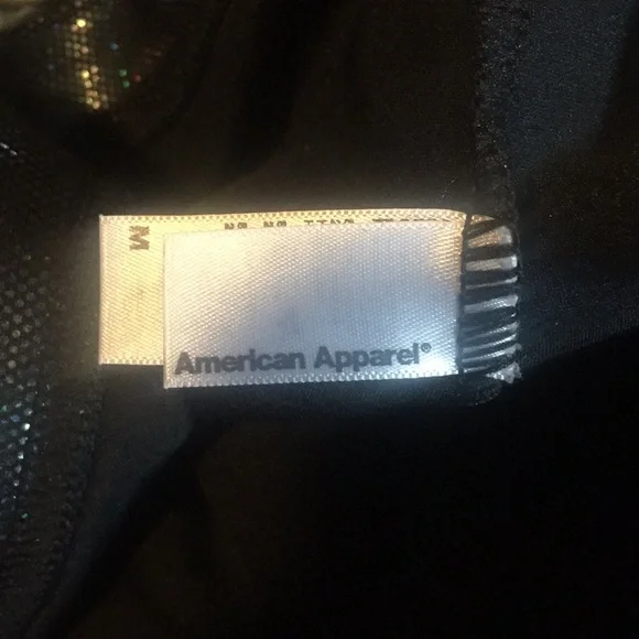 American apparel wet look shiny faux leather - Picture 4 of 7